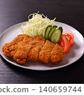 Crispy pork loin cutlet 140659744