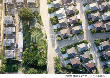 Aerial View of Residential Neighborhood Aerial View of Residential Neighborhood 140660022