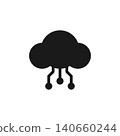 Cloud technology logo icon 140660244