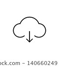 Cloud technology logo icon 140660249