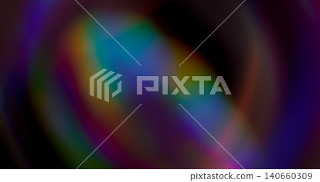 Film effect flare. Blur rainbow lens. Defocused green yellow multicolor glow shine sparkle flicker on abstract art dark black background. Film effect flare. Blur rainbow lens. Defocused green yellow multicolor glow shine sparkle flicker on abstract art dark black background. 140660309