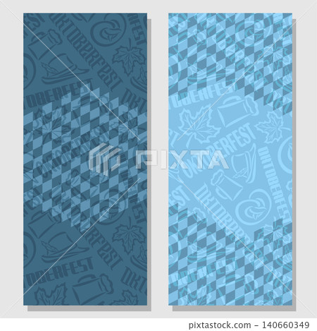 Vector vertical banners for Oktoberfest Vector vertical banners for Oktoberfest 140660349