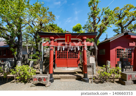羽田神社、增田稻荷神社(位於神社內的附屬神社),本羽田,大田區,東京 羽田神社、增田稻荷神社(位於神社內的附屬神社),本羽田,大田區,東京 140660353