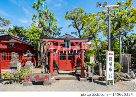羽田神社、鈴野稻荷神社(神社內的附屬神社),本羽田,大田區,東京都 羽田神社、鈴野稻荷神社(神社內的附屬神社),本羽田,大田區,東京都 140660354