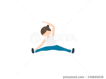 Women stretching Women stretching 140660836