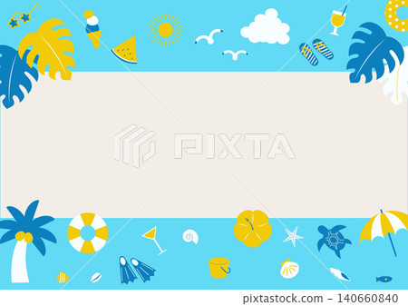 Summer tropical frame 140660840