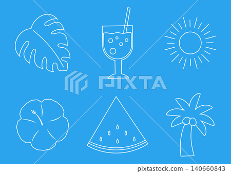 Simple illustration of a summer icon Simple illustration of a summer icon 140660843