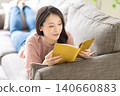 A woman reading a book 140660883