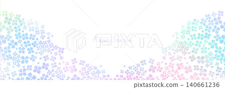 Pale rainbow-colored hydrangeas Pale rainbow-colored hydrangeas 140661236