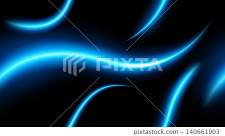 Seamless Pattern Blue Light Trails Background, Long Time Exposure Motion Blur Effect, Vector Illustration Seamless Pattern Blue Light Trails Background, Long Time Exposure Motion Blur Effect, Vector Illustration 140661903