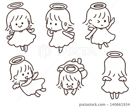 Angel character illustration Angel character illustration 140661934
