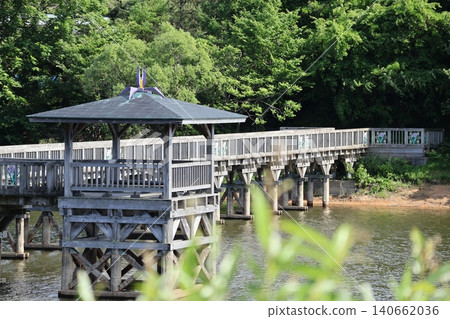 堺野澤水庫公園:水庫上的橋 堺野澤水庫公園:水庫上的橋 140662036
