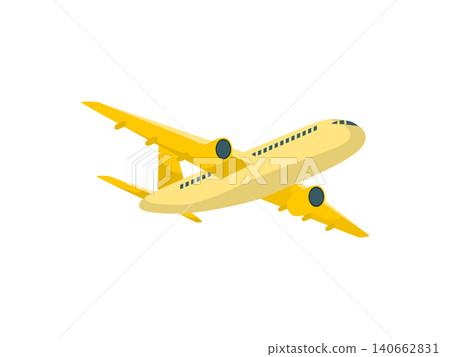 Flying Aeroplane vector illustration Flying Aeroplane vector illustration 140662831