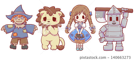 A set themed after The Wizard of Oz A set themed after The Wizard of Oz 140663273