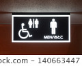 Universal toilet/multipurpose toilet sign 140663447