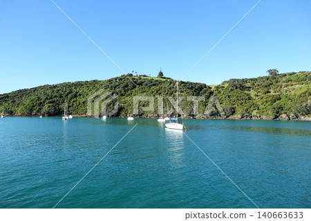 A view of Matiatia Pier on Waiheke Island A view of Matiatia Pier on Waiheke Island 140663633
