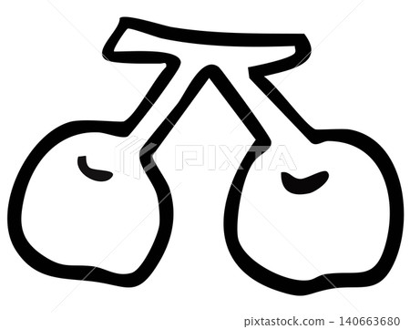 Hand drawn cherry outline for kid colouring book, fruit, breakfast, lunch, cafe, restaurant, menu, recipe, smoothie, juice drink, vegan, cute patch, brooch, grocery shopping, supermarket, mart, diet Hand drawn cherry outline for kid colouring book, fruit, breakfast, lunch, cafe, restaurant, menu, recipe, smoothie, juice drink, vegan, cute patch, brooch, grocery shopping, supermarket, mart, diet 140663680