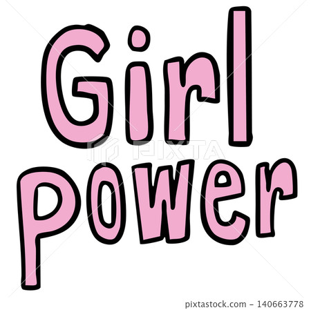 Hand writing Girl power letters for font, text, message, girl cult, compliment, words, typography, cute patch, sign, symbol, print, expression, sticker, icon, fridge magnet, mood, feeling, energy Hand writing Girl power letters for font, text, message, girl cult, compliment, words, typography, cute patch, sign, symbol, print, expression, sticker, icon, fridge magnet, mood, feeling, energy 140663778