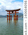 Miyajima Great Torii Gate in Spring 140664098