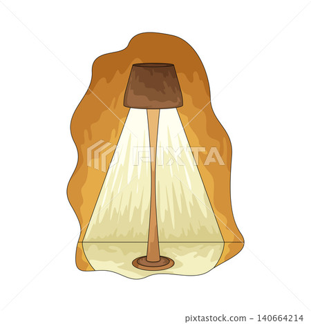 Illustration of Floor Lamp Illustration of Floor Lamp 140664214
