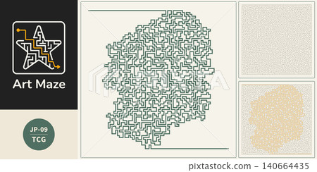 A maze-like graphic design mimicking the shape of Tochigi Prefecture, combined with minimalist line art. A maze-like graphic design mimicking the shape of Tochigi Prefecture, combined with minimalist line art. 140664435