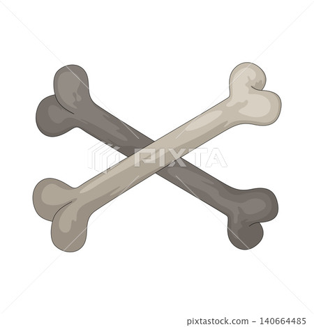 Illustration of Crossbones Illustration of Crossbones 140664485