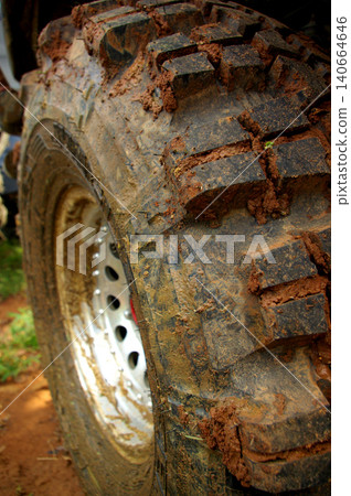 Very wear and tear old tire surface Very wear and tear old tire surface 140664646