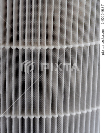 Surface of nylon mesh and filter paper in the dust filter Surface of nylon mesh and filter paper in the dust filter 140664687