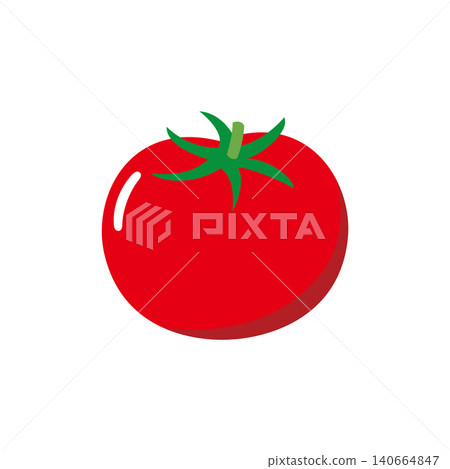 Simple and cute tomato vector illustration Simple and cute tomato vector illustration 140664847