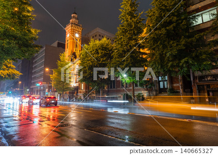 雨夜裡的橫濱傑克塔 140665327