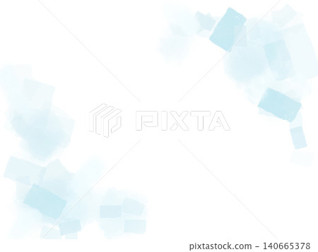 Blue, ice-like, transparent frame background illustration Blue, ice-like, transparent frame background illustration 140665378