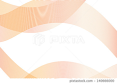 A cyber orange frame with beautifully intersecting curves. 140666000