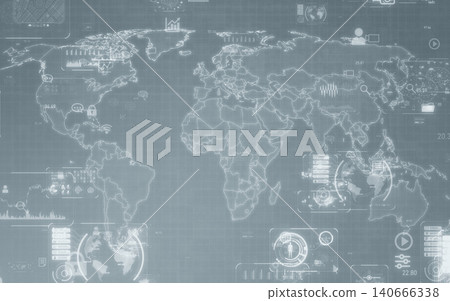 Conceptual background materials for the world and digital technology: CG, DX, AI, economy, finance Conceptual background materials for the world and digital technology: CG, DX, AI, economy, finance 140666338