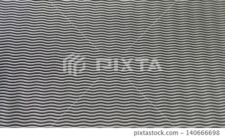 Close-up of textured EVA foam rubber surface, geometric wavy pattern. Close-up of textured EVA foam rubber surface, geometric wavy pattern. 140666698