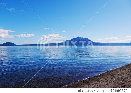 A spectacular view of Lake Shikotsu from Poropinai Park. A spectacular view of Lake Shikotsu from Poropinai Park. 140666871