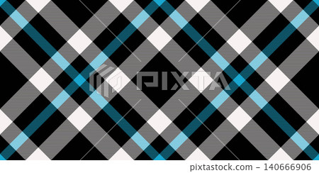 Single texture check vector, list pattern seamless background. Fur fabric plaid textile tartan in black and white colors. Single texture check vector, list pattern seamless background. Fur fabric plaid textile tartan in black and white colors. 140666906