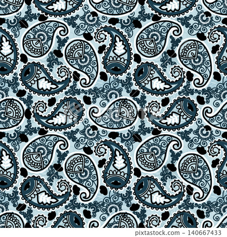 Pink seamless floral paisley pattern ,Traditional seamless paisley pattern. Indian floral ornament.Vector seamless paisley floral pattern ,Vintage floral background. Pink seamless floral paisley pattern ,Traditional seamless paisley pattern. Indian floral ornament.Vector seamless paisley floral pattern ,Vintage floral background. 140667433