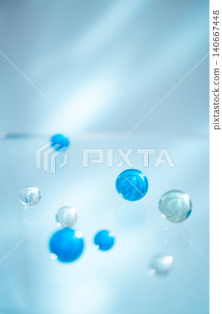 Blue glass ball Blue glass ball 140667448