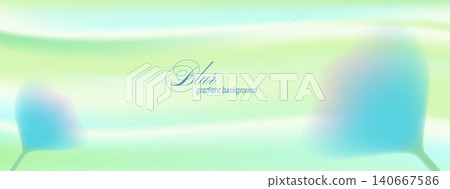 Floral blue gradient with tulip pastel wavy gradation for beauty card and spa design. Botanical flower bg in delicate blur with green shadow. Floral lime mint vector poster in blue glow Floral blue gradient with tulip pastel wavy gradation for beauty card and spa design. Botanical flower bg in delicate blur with green shadow. Floral lime mint vector poster in blue glow 140667586