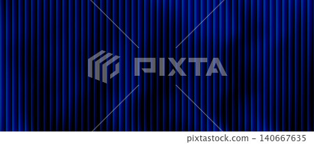 Wavy deep blue gradient background with glass fractal effect. Abstract electric ripple pattern on deep ribbed texture for tech banner. Blue vector backdrop with vibrant refraction and corrugation Wavy deep blue gradient background with glass fractal effect. Abstract electric ripple pattern on deep ribbed texture for tech banner. Blue vector backdrop with vibrant refraction and corrugation 140667635