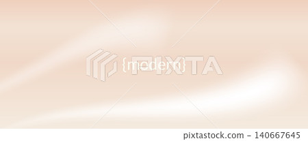 Beige dreamy gradient with rose wave and gold pink air in a soft peach ombre. Lush beige and dreamy glow on a calm cream rose vector background. Light gradation for beauty invitation and skincare 140667645