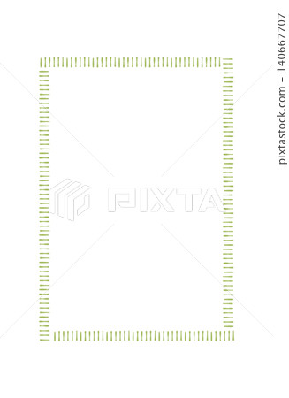 Minimal green hand drawn wedding frame on white card. Simple line border as soft rectangle outline. Romantic invite background for wedding card, social media post and vertical stories template. Minimal green hand drawn wedding frame on white card. Simple line border as soft rectangle outline. Romantic invite background for wedding card, social media post and vertical stories template. 140667707