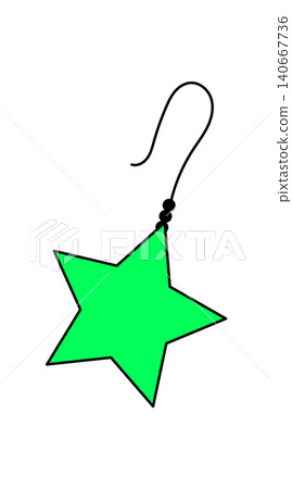 Green retro y2k star earpiece icon in flat style. Cool trendy accessory as fashion element and stylish symbol. Modern pop object, creative idea for aesthetic background, current artwork, and design Green retro y2k star earpiece icon in flat style. Cool trendy accessory as fashion element and stylish symbol. Modern pop object, creative idea for aesthetic background, current artwork, and design 140667736