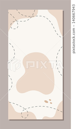 Soft abstract organic shape with smooth blob form and simple flat . Asymmetric curvy figure as minimal vertical frame and sticker label. Neutral color background for modern spot banner soft badge Soft abstract organic shape with smooth blob form and simple flat . Asymmetric curvy figure as minimal vertical frame and sticker label. Neutral color background for modern spot banner soft badge 140667943