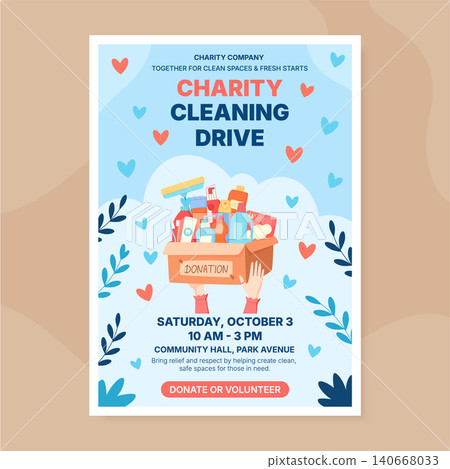 Charity household donation box with light heart background. Volunteer hands raise a flat box with goods and gift items for care and aid. Clean blue red color poster for community donate event social Charity household donation box with light heart background. Volunteer hands raise a flat box with goods and gift items for care and aid. Clean blue red color poster for community donate event social 140668033
