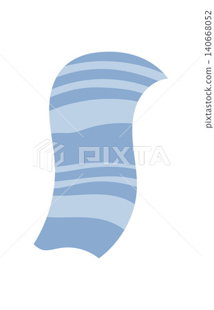 Minimal blue cloth textile cartoon. Wavy clothes donate gift cloth as soft fabric symbol. Simple flat icon on white background for charity support, aid awareness theme and community share media use Minimal blue cloth textile cartoon. Wavy clothes donate gift cloth as soft fabric symbol. Simple flat icon on white background for charity support, aid awareness theme and community share media use 140668052