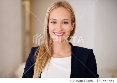 Businesswoman, portrait and happy with smile in home office, self employed and lawyer or attorney for legal advice. Female person, confident and professional woman with corporate career or business Businesswoman, portrait and happy with smile in home office, self employed and lawyer or attorney for legal advice. Female person, confident and professional woman with corporate career or business 140668763