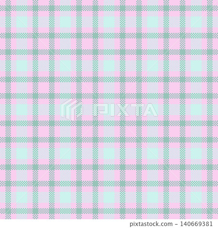 Nostalgia background pattern tartan, machinery fabric textile texture. Modern plaid vector check seamless in light and pastel colors. 140669381