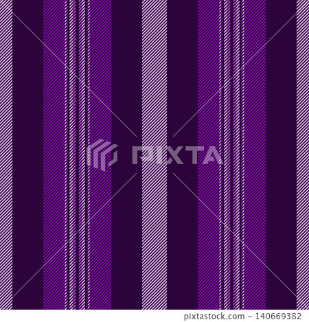 The seamless fabric design features alternating stripe widths in a classic vertical stripe arrangement. Purple shades deliver quiet elegance and classic surface appeal. Suited to wallpaper and fabric. The seamless fabric design features alternating stripe widths in a classic vertical stripe arrangement. Purple shades deliver quiet elegance and classic surface appeal. Suited to wallpaper and fabric. 140669382