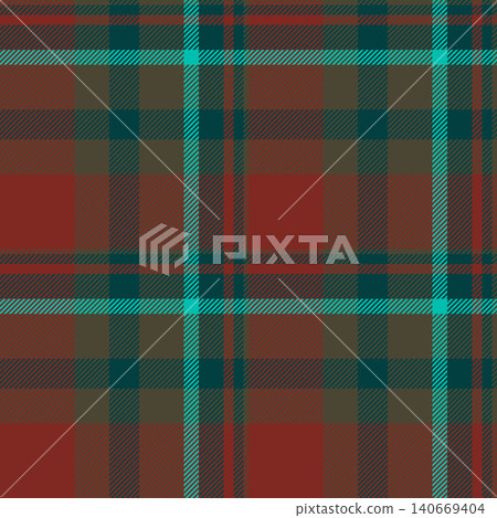 Glamor fabric background tartan, easter texture textile check. Throw pattern plaid seamless vector in dark and red colors. Glamor fabric background tartan, easter texture textile check. Throw pattern plaid seamless vector in dark and red colors. 140669404